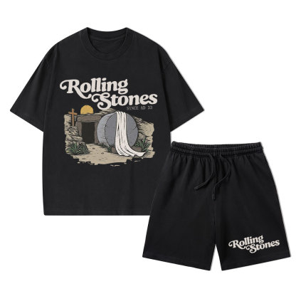 Rolling Stone Christian Washed T-Shirt & Shorts