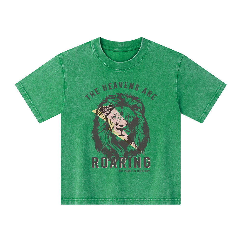 The Heavens Are Roaring Kid Washed T-Shirt