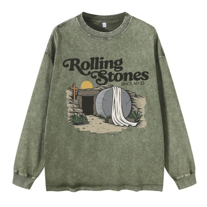 Rolling Stone Christian Washed Long Sleeve T-Shirt