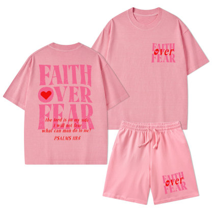 Daughter Of The King Christian Washed T-Shirt & Shorts