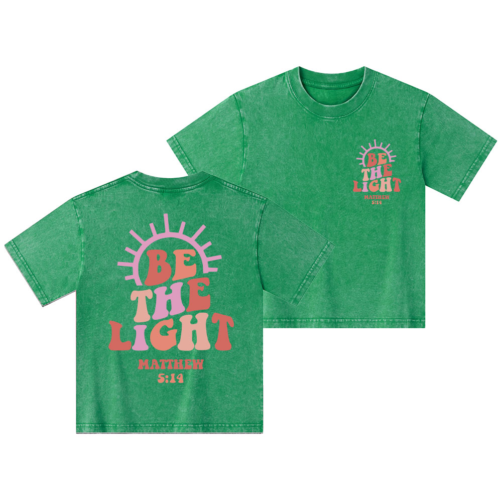 Be The Light Kid Washed T-Shirt