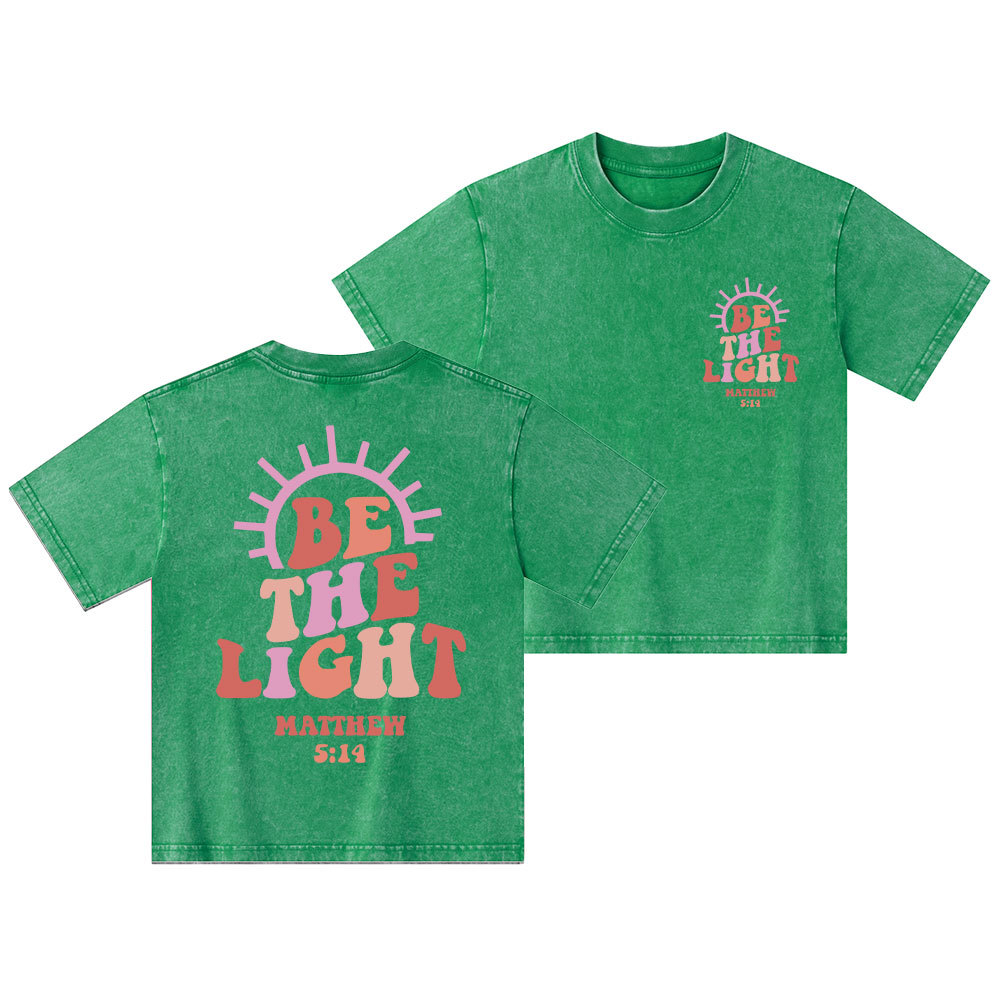 Be The Light Kid Washed T-Shirt