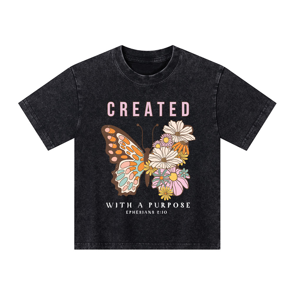 Created With Purpose Kid Washed T-Shirt