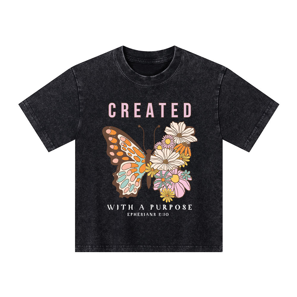 Created With Purpose Kid Washed T-Shirt