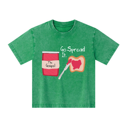 The Gospel Go Spread It Kid Washed T-Shirt