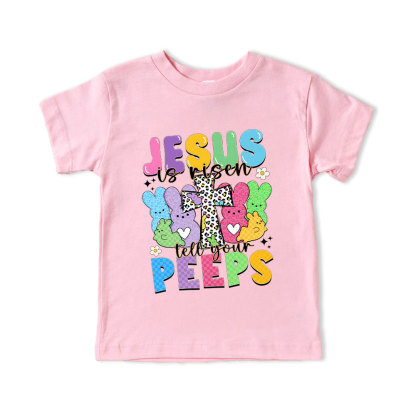 Jesus Is Risen Christian Kid T-Shirt