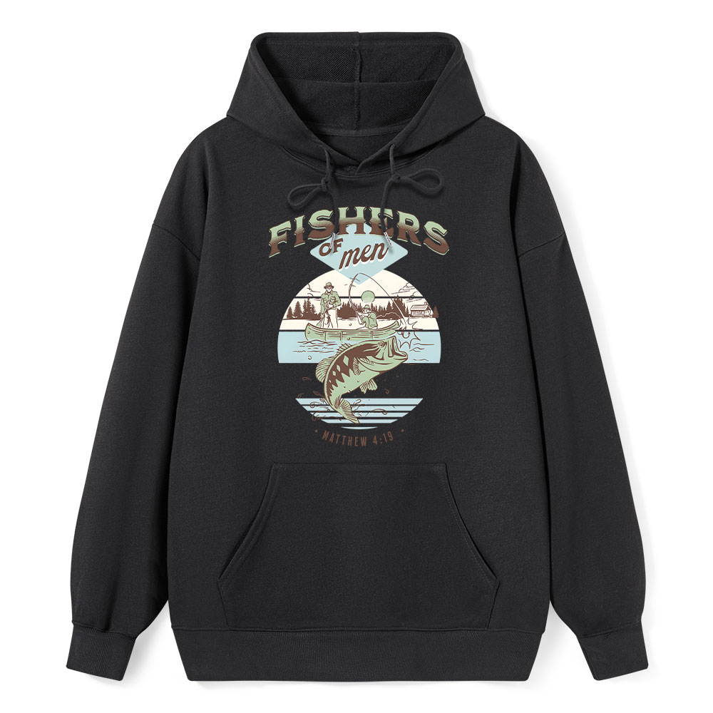 Fishers Of Men Matthew 4:19 Christian Hoodie