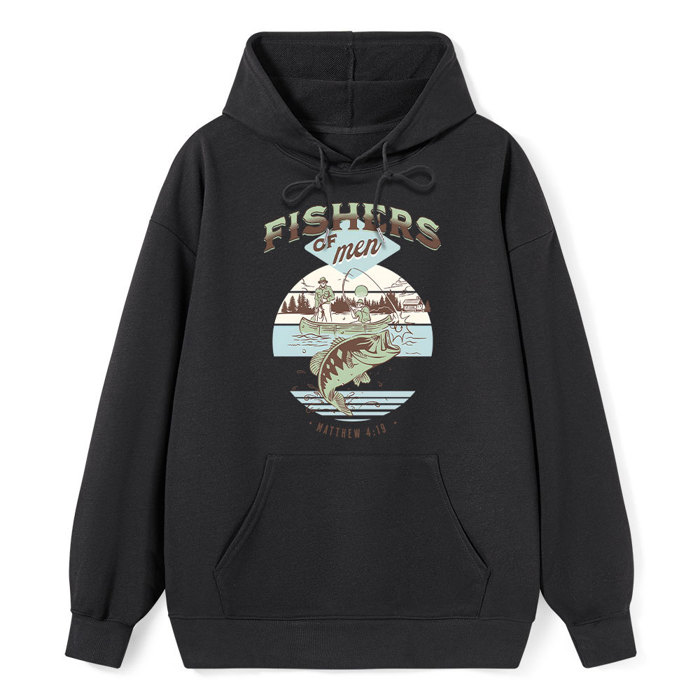 Fishers Of Men Matthew 4:19 Christian Hoodie