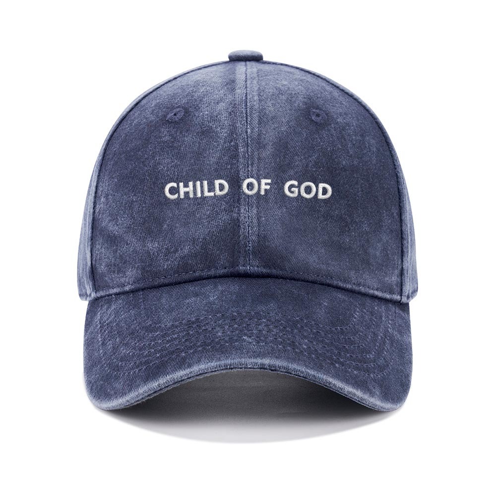 Child Of God Christian Washed Hat