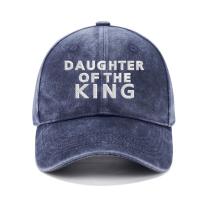 Daughter Of The King Christian Washed Hat