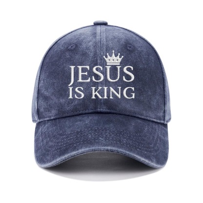 God Is Greater Christian Washed Hat