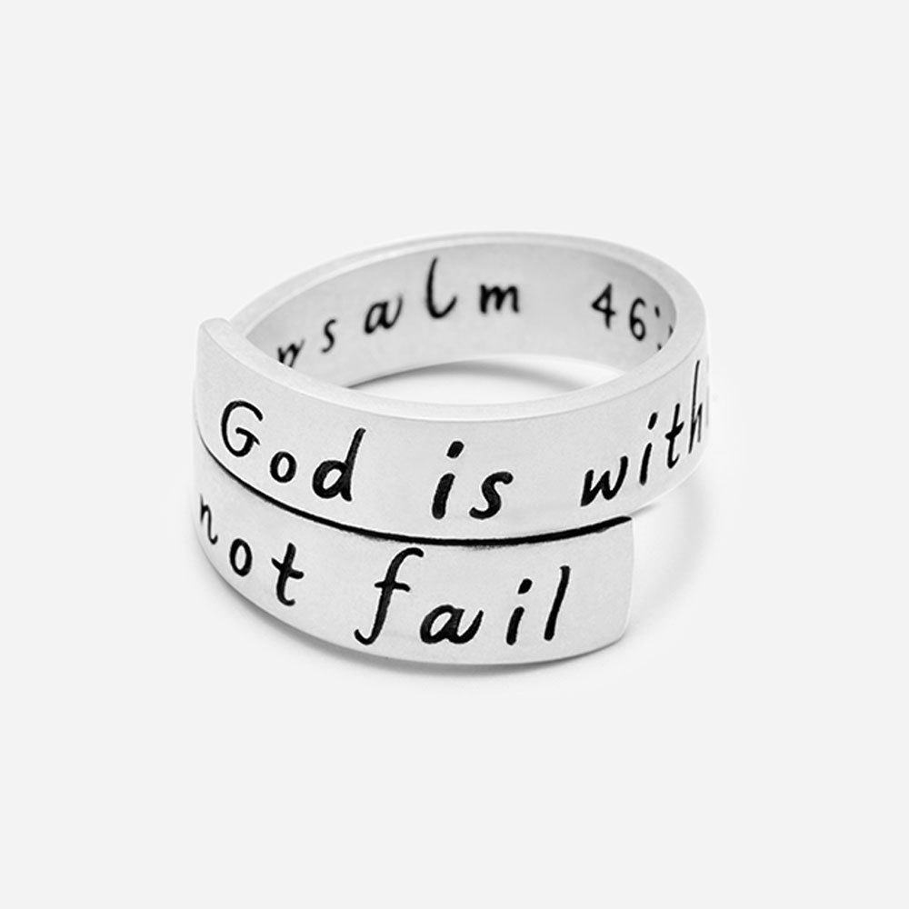 Twisted Christian 925 Sterling Silver Ring