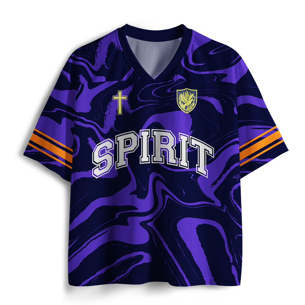 Child Of God Christian Purple Mesh Jersey