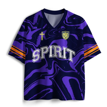 Child Of God Christian Purple Mesh Jersey