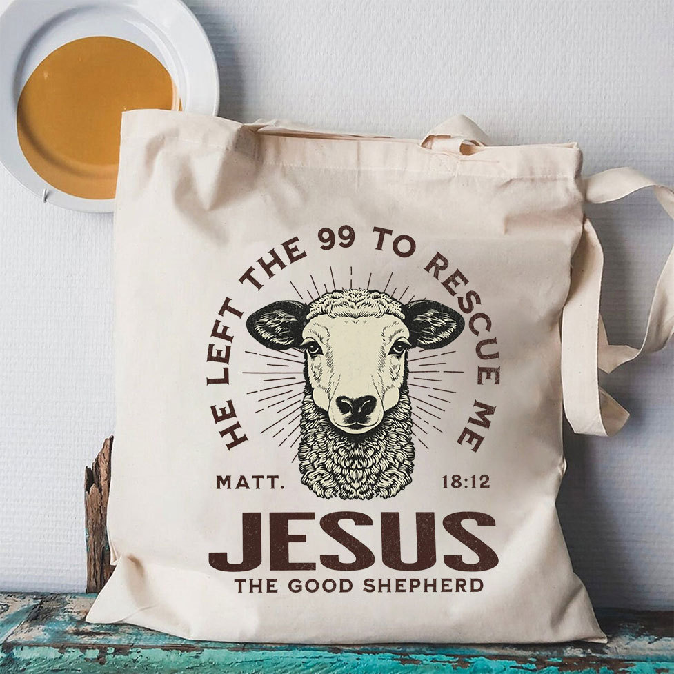 YESHUA Christian Canvas Tote Bag Sale-GuidingCross