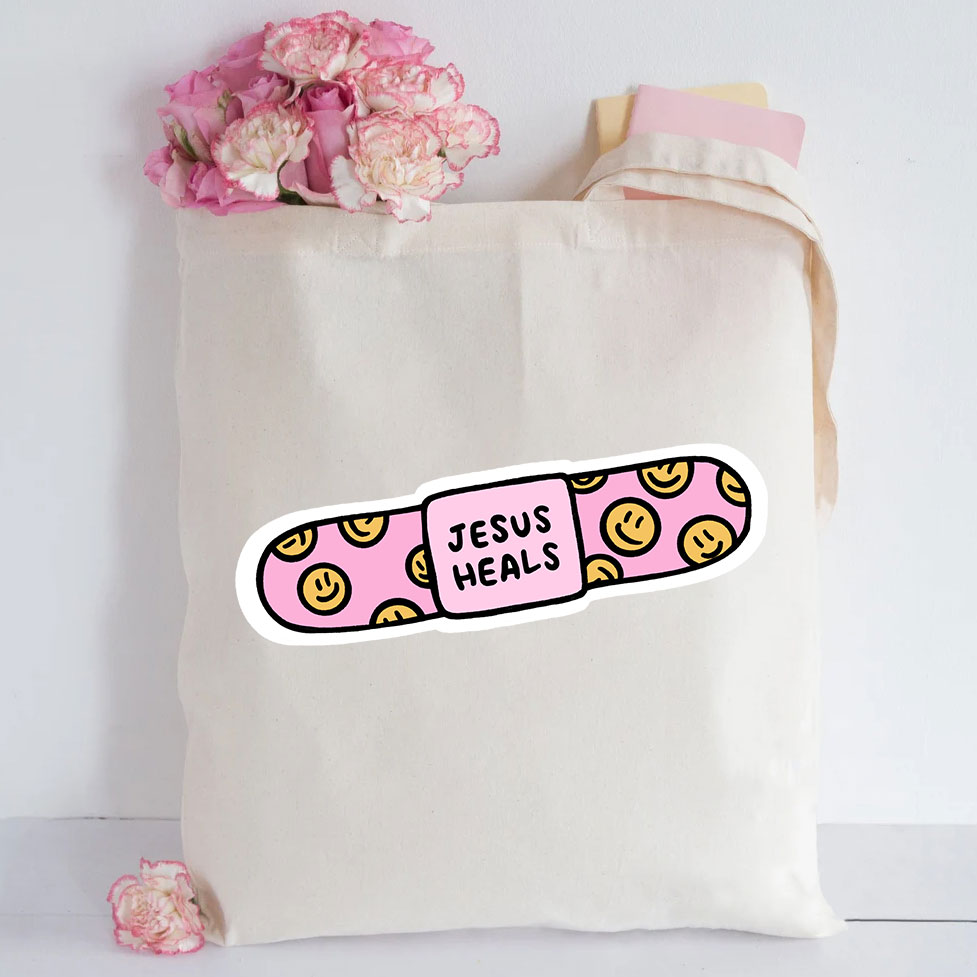 YESHUA Christian Canvas Tote Bag Sale-GuidingCross