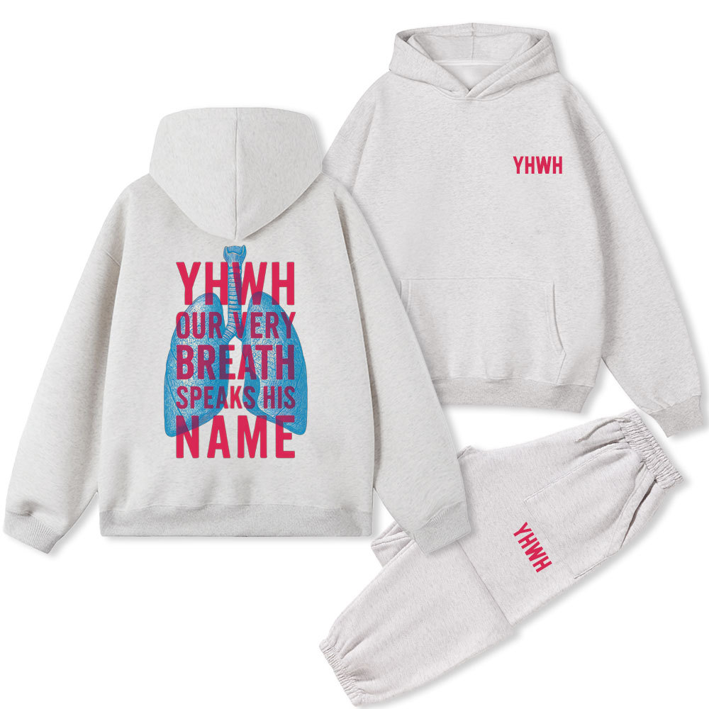 YHWH Christian Fleece Hoodie Set