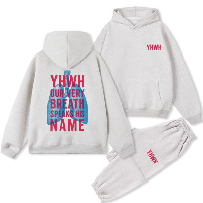 YHWH Christian Fleece Hoodie Set