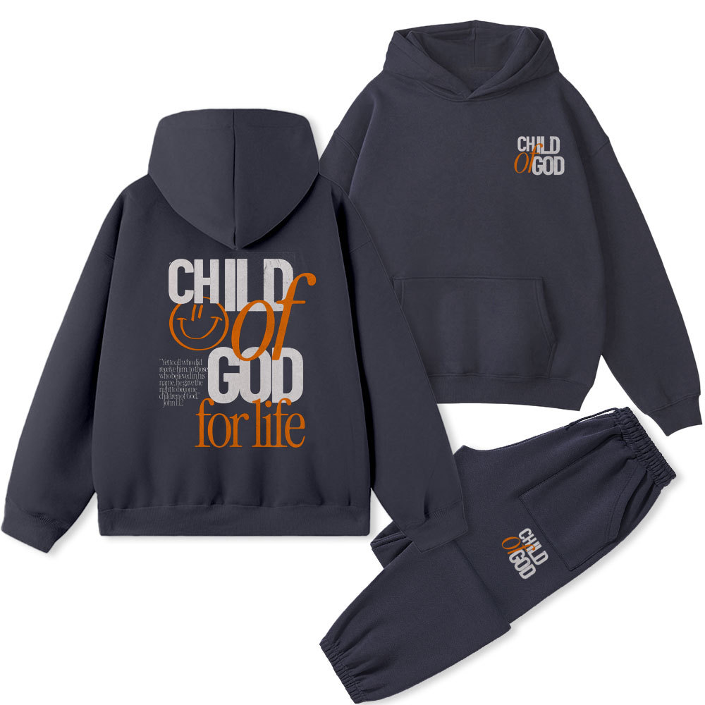 Child Of God For Life Christian Fleece Hoodie Set