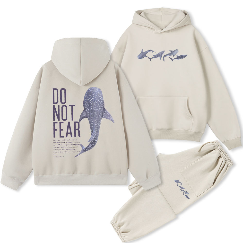 Do Not Fear Christian Fleece Hoodie Set