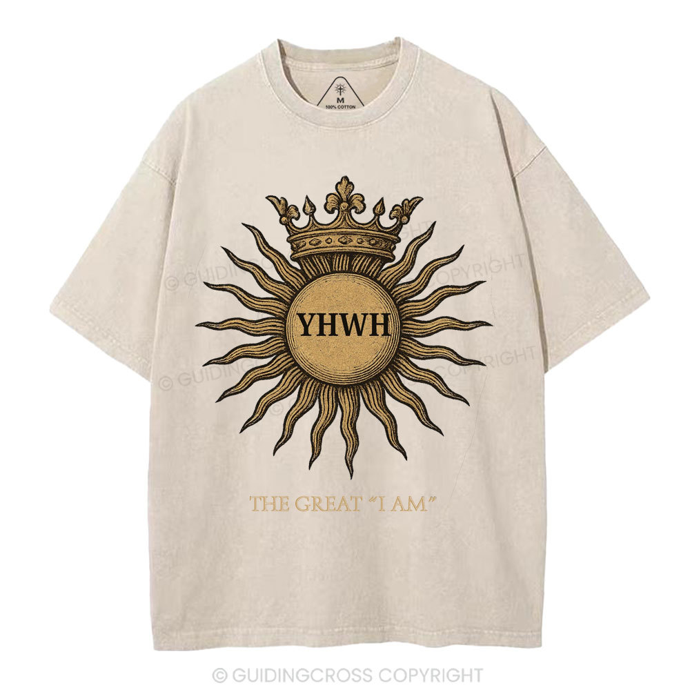 YHWH Christian Washed T-Shirt
