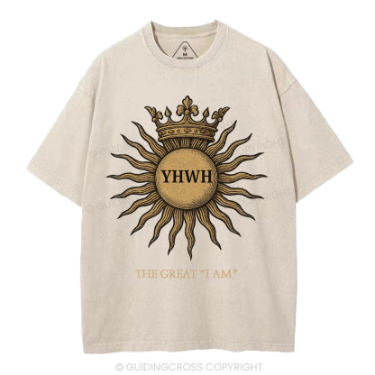 YHWH Christian Washed T-Shirt