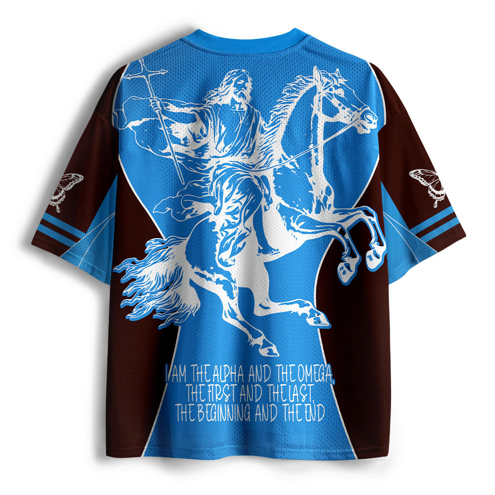 Alpha And Omega Christian Mesh Jersey