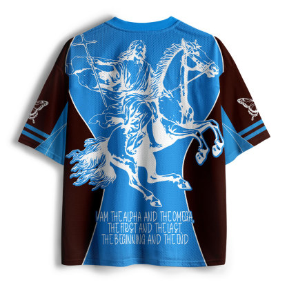 Alpha And Omega Christian Mesh Jersey
