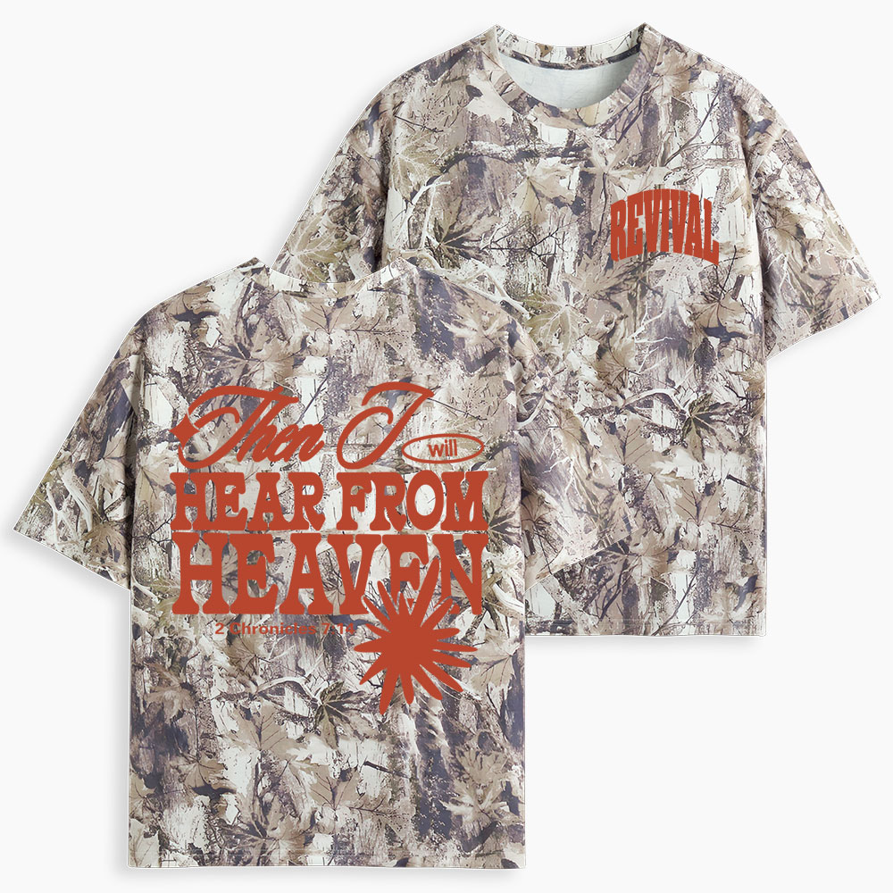 Hear From Heaven Christian Camo T-Shirt