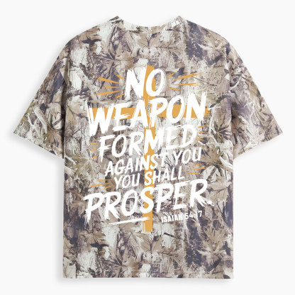 No Weapon Formed Against Christian Camo T-Shirt