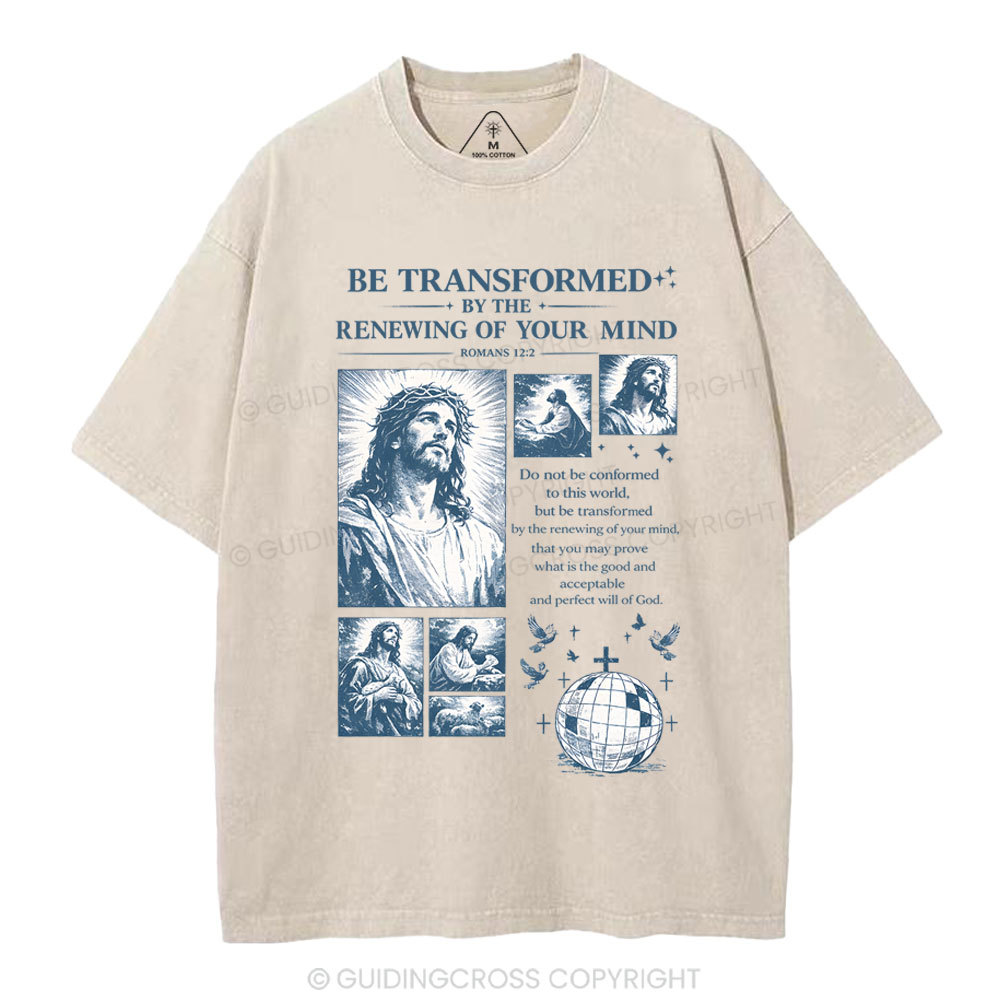 Be Transformed Christian Washed T-Shirt