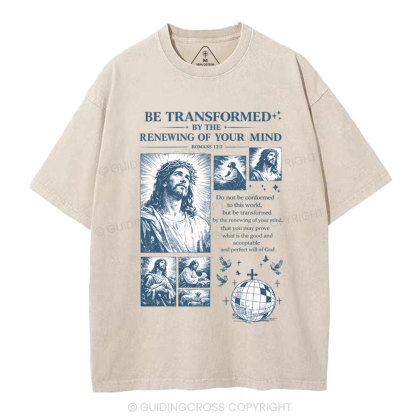 Be Transformed Christian Washed T-Shirt