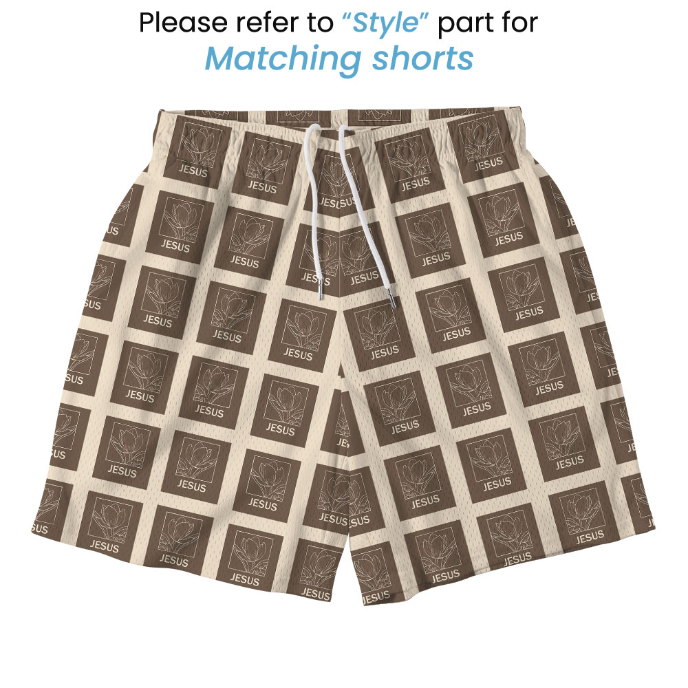 Praise to the Most High Christian Brown Mesh Jersey