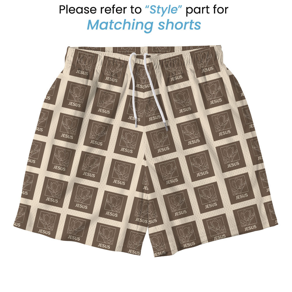 Praise to the Most High Christian Brown Mesh Jersey