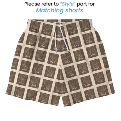 Praise to the Most High Christian Brown Mesh Jersey