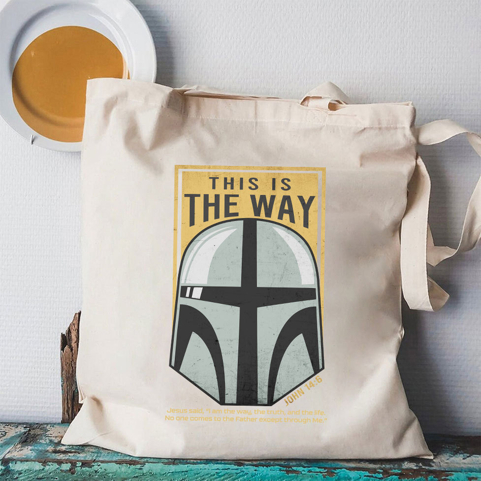 This Is The Way Christian Canvas Tote Bag