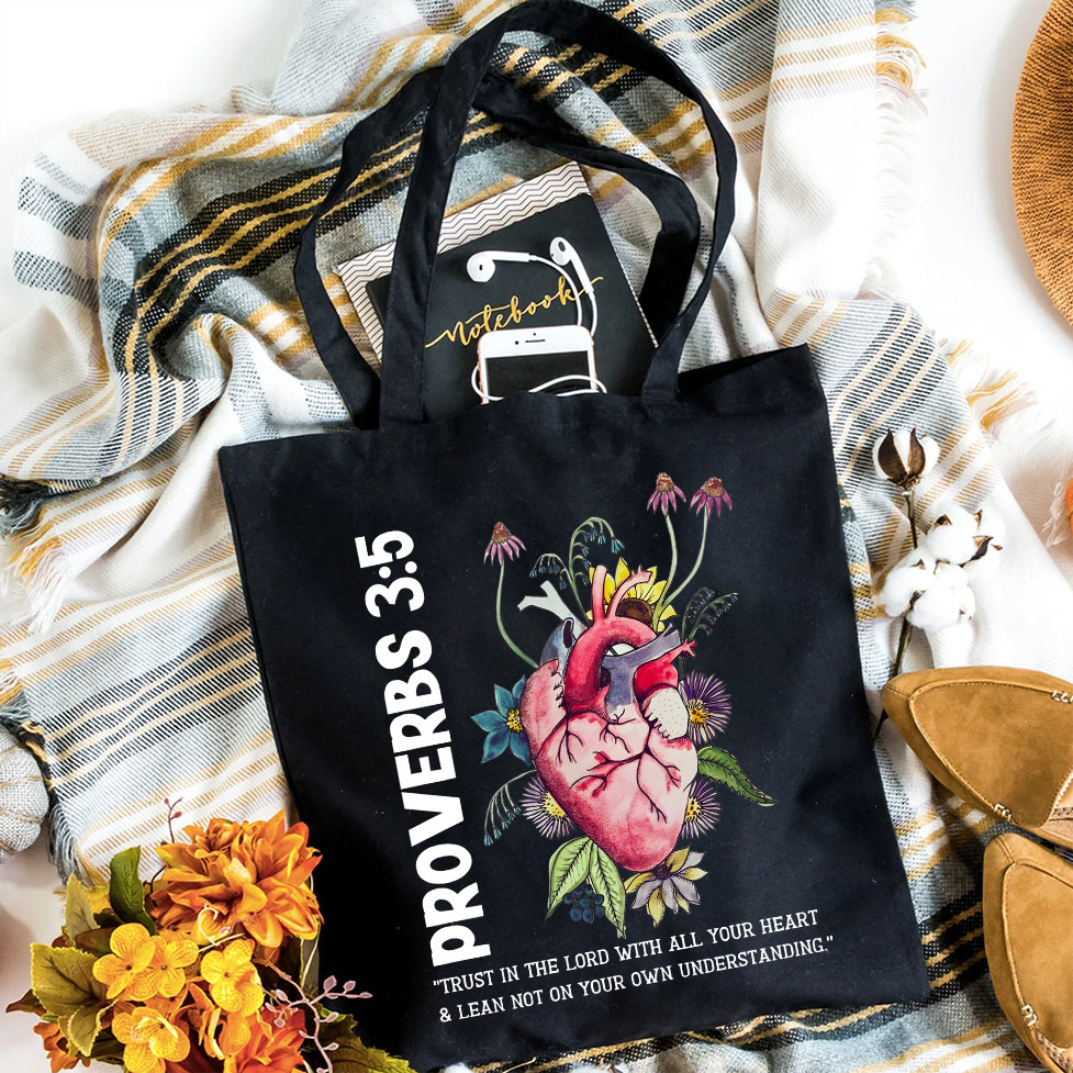 Trust In The Lord Christian Canvas Tote Bag