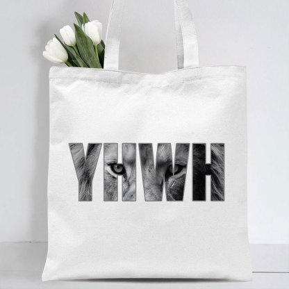 YHWH Christian Canvas Tote Bag