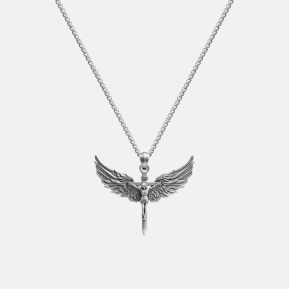 Under His Wings Christian 925 Sterling Silver Necklace
