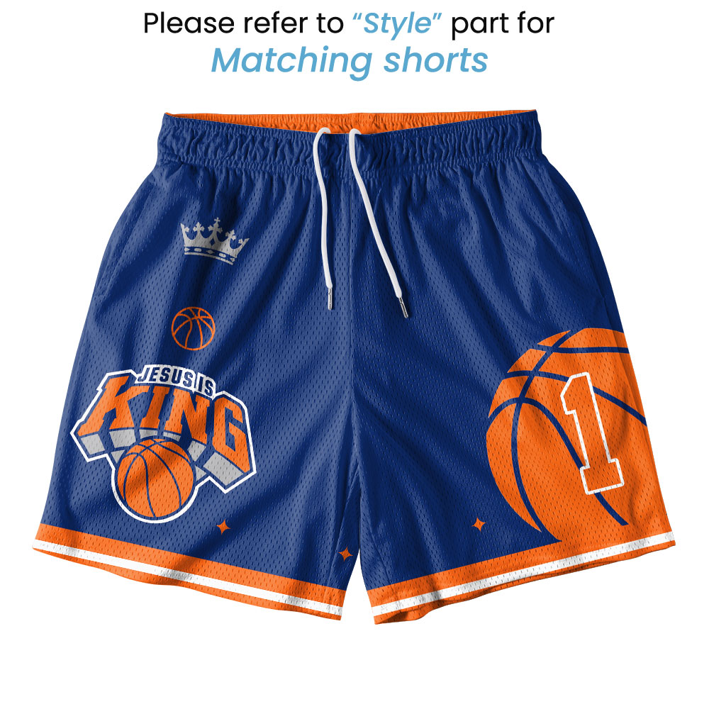 Jesus Is King Christian Mesh Jersey 