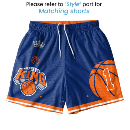 Jesus Is King Christian Mesh Jersey 