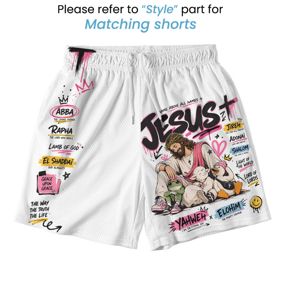 Name Of Jesus Christian Mesh Jersey  
