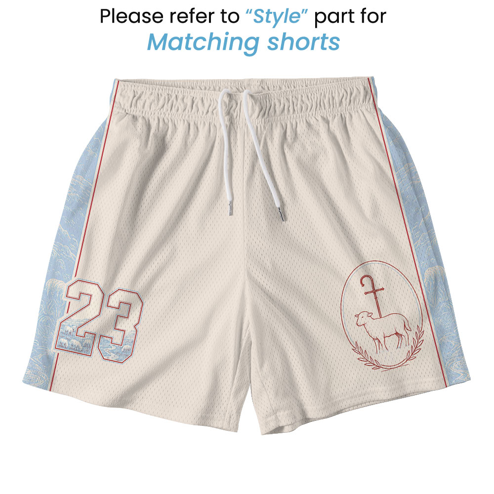 The Lord Is My Shepherd Christian Mesh Jersey  