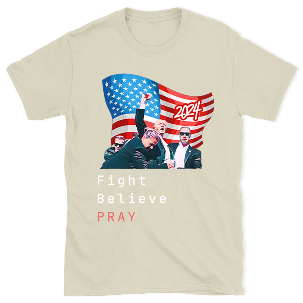 Fight Believe Pray Christian T-Shirt