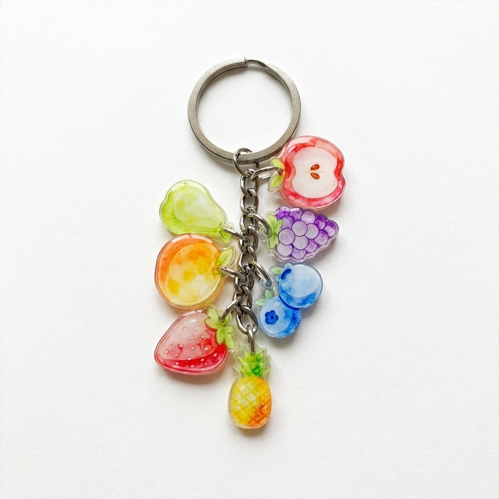 Fruit of the Spirit Acrylic Christian Keychain