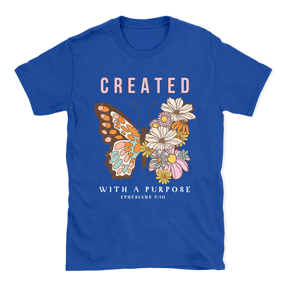 Created With Purpose Christian T-Shirt