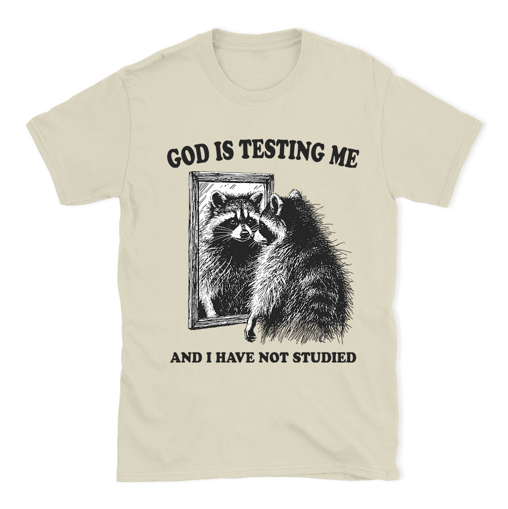 God Is Testing Me And I Have Not Studied Christian T-Shirt