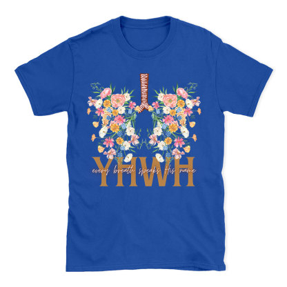 YHWH Floral Christian T-Shirt