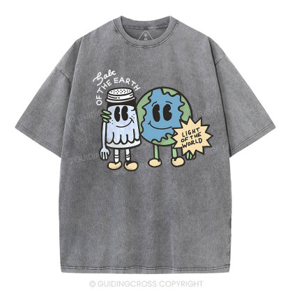 Salt Of The Earth Light Of The World Christian Washed T-Shirt