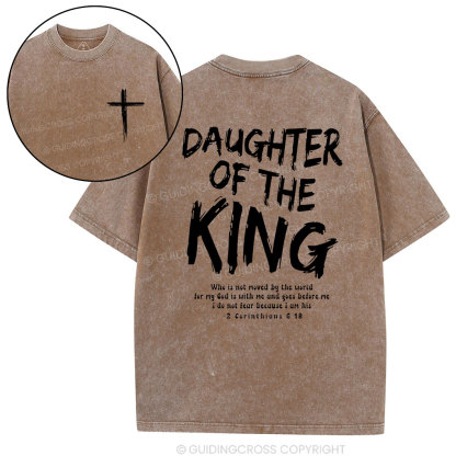 Daughter Of The King Christian Washed T-Shirt